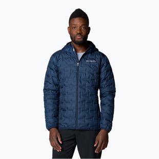 Мъжко пухено яке Columbia Delta Ridge II Down Hooded collegiate navy