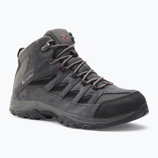Мъжки обувки за трекинг Columbia Crestwood Mid Wp V2 dark grey/ deep rust