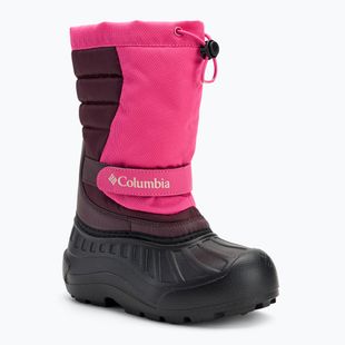 Детски ботуши за сняг Columbia Youth Powderbug Snowlite pink ice/ moonvista