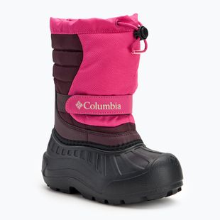 Детски ботуши за сняг Columbia Powderbug Snowlite pink ice/ moonvista