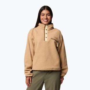 Дамски поларен суитшърт Columbia Helvetia II Cropped Half Snap Fleece canoe