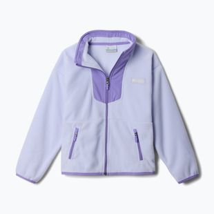 Детски поларен суитшърт Columbia Sequoia Grove Full Zip Fleece snowdrift/aisley purple