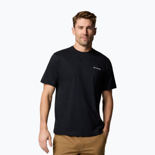 Мъжка тениска Columbia Kettle River Back Graphic Tee black/trailgui