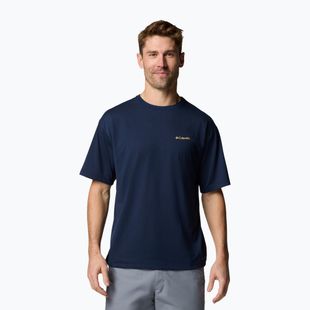 Мъжка тениска Columbia Cedar Trail Back Graphic Tee collegiate navy