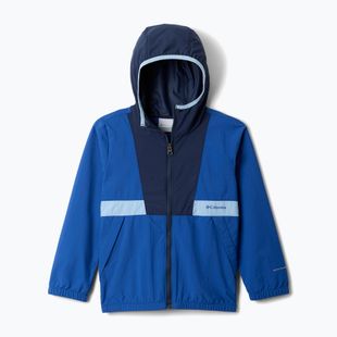Детско яке Columbia Spire Valley Windbreaker mountain blue/collegiate navy/ripple blue