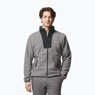 Мъжки суитшърт Columbia Sequoia Grove FZ Fleece city grey heather/black