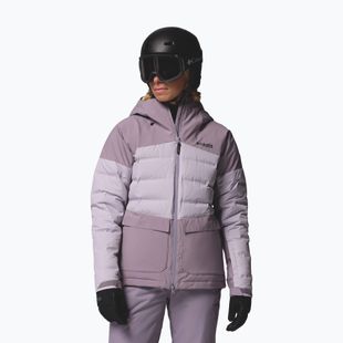 Дамско скиорско яке Columbia Glacier Ridge Down shale purple/lavender pearl