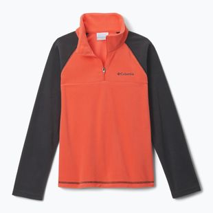 Детски суитшърт от полар Columbia Glacial Half Zip zing/shark