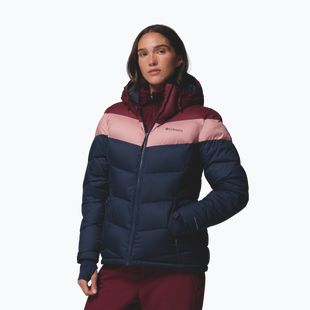 Дамско скиорско яке Columbia Abbott Peak II Ins collegiate navy/rich wine/eraser pink