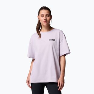 Дамска тениска за трекинг Columbia Rolling Bend Graphic Oversized Tee pearl lavender/mountainview
