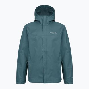 Мъжки трекинг суитшърт Columbia Triple Canyon Grid Fleece Full Zip II compass blue heather/black
