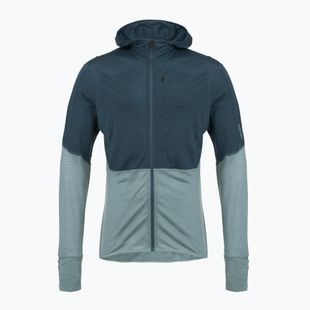 Мъжки суитшърт за трекинг Icebreaker Merino 200 RealFleece Descender Zip Hoodie abyss/blue ash/black