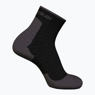 Мъжки чорапи за трекинг Icebreaker Merino Hike+ Light Mini black/obsidian