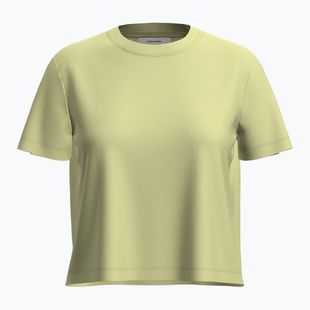 Дамска тениска за трекинг Icebreaker Merino 150 Tech Lite III SS Crop Tee citrine