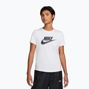 Дамска тениска Nike Sportswear Club Essentials Logo white/black