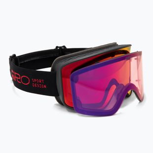 Скиорски очила Giro Method black/red stacked/vivid ember/vivid infrared