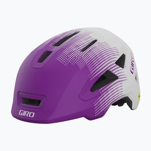 Детска велосипедна каска Giro Scamp II Integrated MIPS matte purple towers