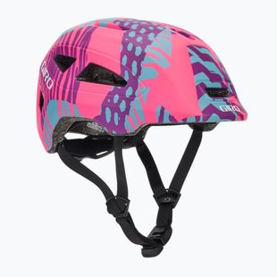 Детска велосипедна каска Giro Scamp II Jr matte pink animal