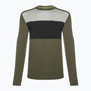 Мъжка тениска Smartwool Classic Thermal Merino Base Layer Colorblock Crew Boxed Green 16354