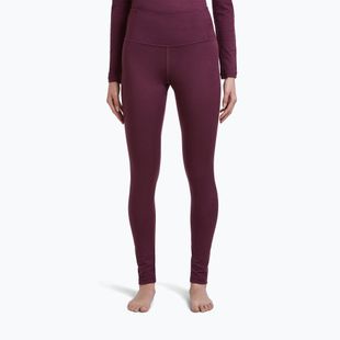 Дамски термоактивни панталони Icebreaker Merino 200 Oasis High Rise Leggins dark berry