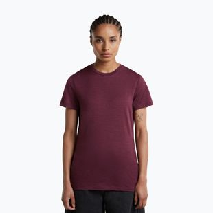 Дамска тениска за трекинг icebreaker Merino 150 Tech Lite III dark berry