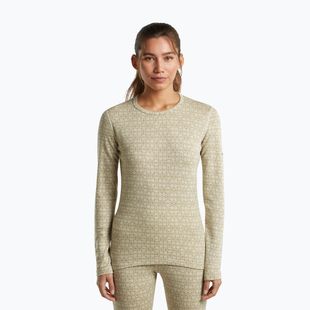 Дамски термоактивен суитшърт Icebreaker Merino 260 Tech Vertex Crewe Undyed/Cumin