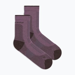 Дамски чорапи Icebreaker Merino Hike+ Ultralight Quarter grey plum/bittersweet