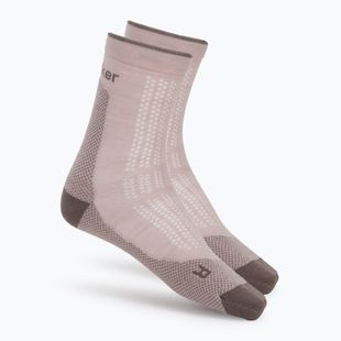 Дамски чорапи Icebreaker Merino Hike+ Ultralight Quarter pink quartz/porcini