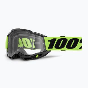 Велосипедна маска 100% Accuri 2 OTG neon yellow/clear