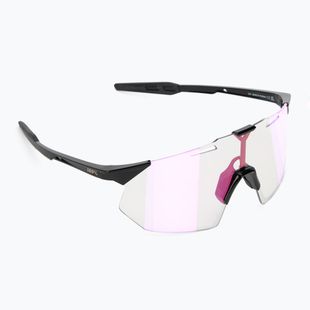 100% слънчеви очила Hypercraft SQ gloss black/photochromic purple mirror