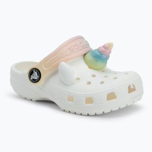 Детски джапанки Crocs Classic IAM Rainbow Unicorn CgT chalk