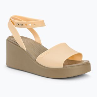 Дамски сандали Crocs Brooklyn Ankle Strap Wedge shitake