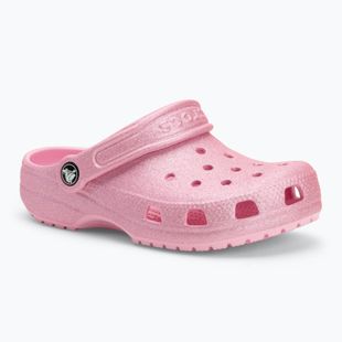 Crocs Classic Glitter Clog Детски джапанки розов туид с блясък