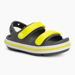 Crocs Crocband Cruiser Тоддлър сандали шистово сиво/киселинно