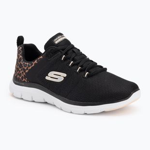 Дамски обувки SKECHERS Flex Appeal 4.0 Wild Ballad black/leopard