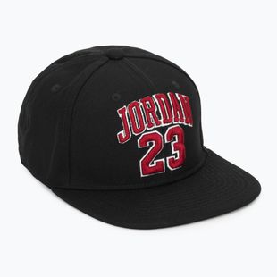 Детска шапка с козирка Nike Jordan Jersey Flatbrim black