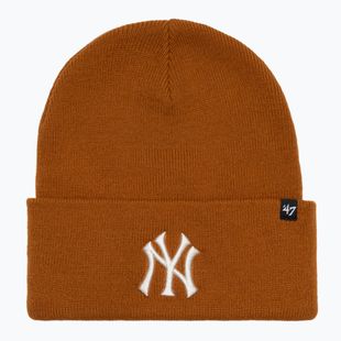 Зимна шапка 47 Brand MLB New York Yankees Haymaker burnt orange