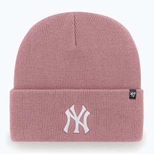 Зимна шапка 47 Brand MLB New York Yankees Haymaker mauve