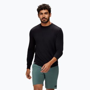 Мъжки тичащ потник с дълъг ръкав HOKA Essential LS Tee black