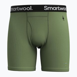 Мъжки термоактивни боксерки Smartwool Merino Boxer Brief Boxed fern green