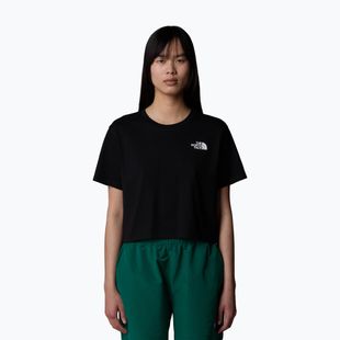 The North Face дамска тениска Simple Dome Cropped Slim Tee tnf black