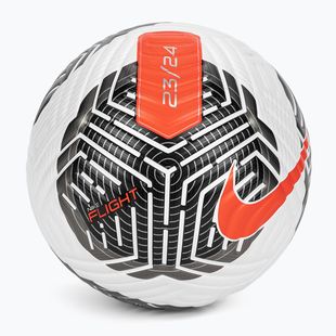 Футболна топка Nike Flight white/ black/ bright crimson размер 5