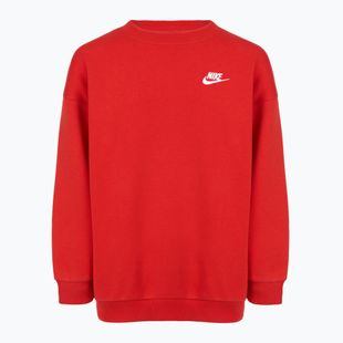 Детски суитшърт Nike Sportswear Club Fleece university red/white
