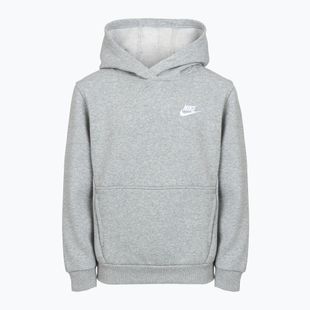 Детски суитшърт Nike Sportswear Club Fleece dark grey heather/white