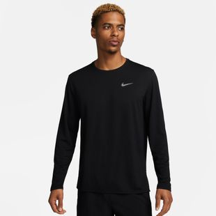 Мъжка блуза за бягане с дълъг ръкав Nike Miler Dri-Fit UV black