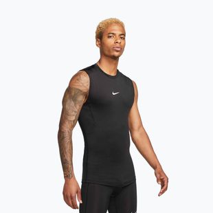 Мъжка тениска Nike Pro Dri-Fit Tight Sleeveless Fitness black/white