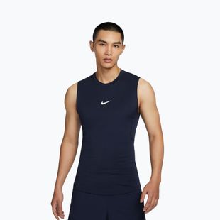 Мъжка тениска Nike Pro Dri-Fit Tight Sleeveless Fitness obsidian/white