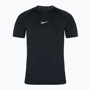 Мъжка тренировъчна тениска Nike Pro Dri-FIT Slim SS черно/бяло
