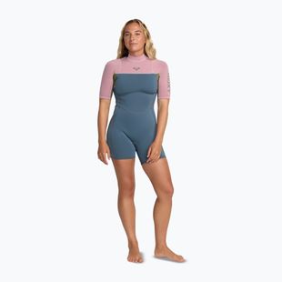 Дамски неопренов костюм за плуване ROXY 2/2 mm Prologue+ SS Springsuit Flock ash