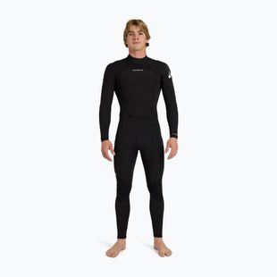 Мъжки неопренов костюм за плуване Quiksilver Prologue+ 3/2 mm Back Zip Flatlock black